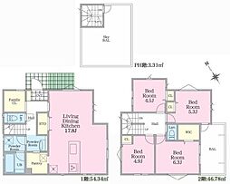 1号棟旭区新築戸建 2台駐車可 WIC パントリー