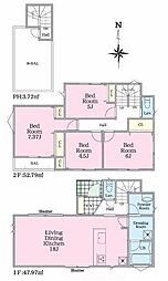 3号棟中区新築戸建 ルーバル LDK18帖