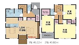 相模原市新築戸建 2台駐車可 SIC WIC ウッドデッキ