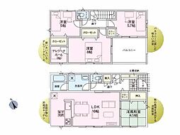 1号棟戸塚区新築戸建 2台駐車可 テレワークルーム