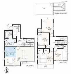 4号棟戸塚区新築戸建 全居室5帖以上 ルーバル