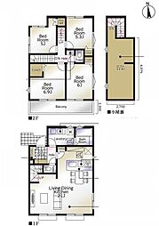 2号棟旭区新築戸建 2台駐車可 LDK21帖 ロフト