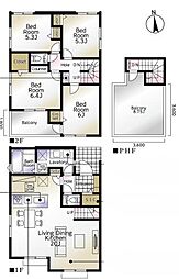 3号棟旭区新築戸建 2台駐車可 LDK20帖