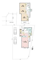 瀬谷区中古戸建 2台駐車可 LDK18帖 南面バルコニー