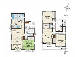 1号棟旭区新築戸建 2台駐車可 WIC 床暖房