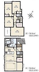 2号棟瀬谷区新築戸建 2台駐車可 WIC