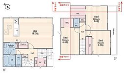 瀬谷区新築戸建 LDK18帖 2WIC 3台駐車可 SIC