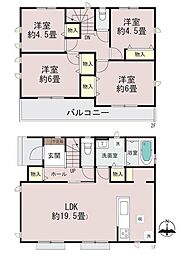 A号棟栄区新築戸建 3台駐車可 LDK19帖