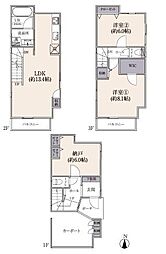 港北区中古戸建 カーポート WIC 南面バルコニー