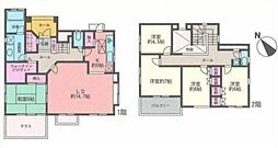 泉区中古戸建 WIC 吹抜け テラス 庭付
