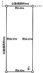 藤沢市売地 建築条件無し 整形地
