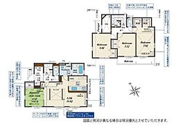 1号棟茅ヶ崎市新築戸建 2台駐車可 吹抜け