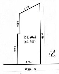 緑区売地 建築条件無し 更地渡し
