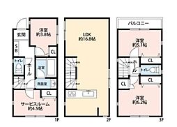 川崎市中古戸建 納戸 2駅利用