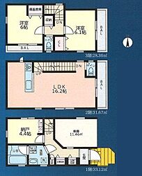 3号棟川崎市新築戸建 ビルトイン車庫