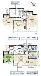 3号棟町田市新築戸建 LDK18帖 吹抜 床暖房