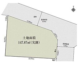 横浜市売地 建築条件無し 更地 角地