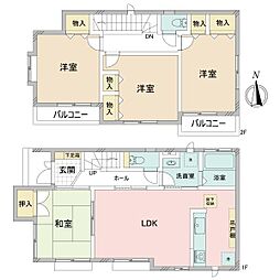 藤沢市中古戸建 平坦 都市ガス カースペース2台
