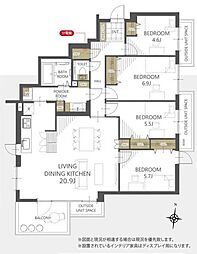 リーベスト中山Ｂ棟LDK20帖以上 ペット可