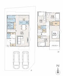 2号棟金沢区新築戸建 2台駐車可 WIC SIC