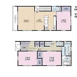 1号棟鎌倉市新築戸建 2台駐車可 バルコニー