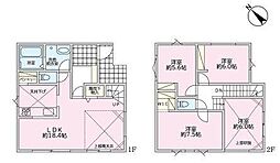 B号棟海老名市新築戸建 2台駐車可 パントリー