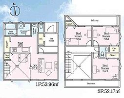 1号棟藤沢市新築戸建 2台駐車可 LDK20帖以上