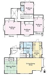 麻生区中古戸建 建物面積46坪以上 カースペース 家具付