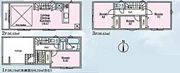 B号棟川崎市新築戸建 ビルトイン車庫 LDK18帖以上