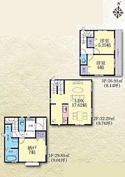 F号棟川崎市新築戸建 納戸 対面式キッチン