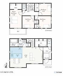 3号棟綾瀬市新築戸建 2台駐車可 LDK18帖