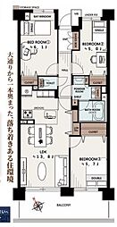 コスモ川崎宮前町小中学校歩3分 南西向き