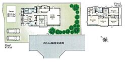 磯子区中古戸建 敷地面積100坪 開発分譲地内 ガレージ付
