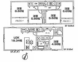1号棟川崎市新築戸建 2台駐車可 LDK18帖以上