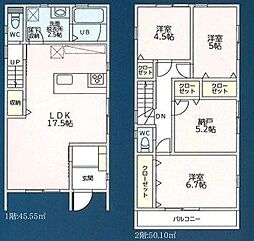 2号棟神奈川区新築戸建 2台駐車可
