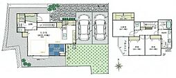 町田市新築戸建 LDK25帖超 床暖房 カースペース2台