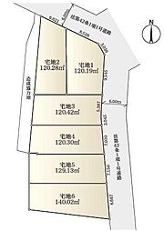 3区画藤沢市売地 建築条件無し 小中学校歩5分圏内
