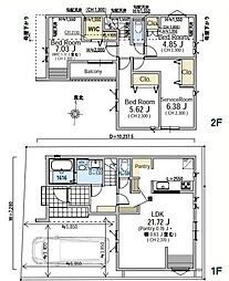 3号棟港北区新築戸建 LDK21帖以上 カースペース