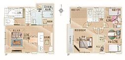 瀬谷区新築戸建 カースペース2台 南西角地 食洗機