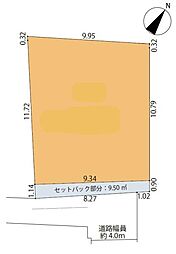 磯子区売地 建築条件無し 整形地 南東道路 都市ガス
