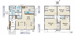 相模原市南区新築戸建　南東向き　整形地　駐車2台