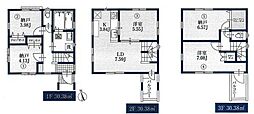 7号棟川崎市新築戸建 2台駐車可 納戸 WIC