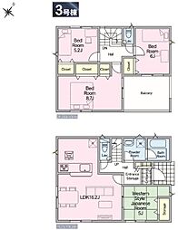 クレイドルガーデン　東金市　台方　第9　全4棟　3号棟