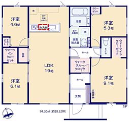 富里市　御料　1期　全3棟　1号棟