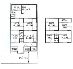 宇治市六地蔵紺屋町の一戸建て