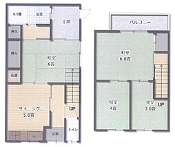 京都市南区西九条川原城町の一戸建て