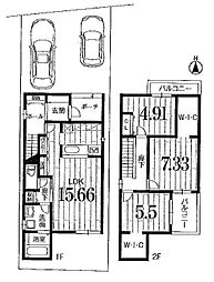 京都市山科区大塚西浦町の一戸建て