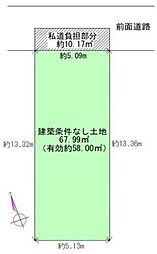 京都市山科区大宅古海道町の土地