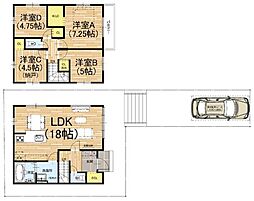 京都市伏見区深草大亀谷万帖敷町の一戸建て