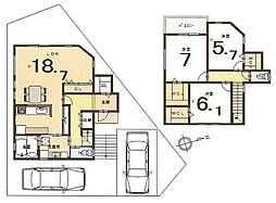 宇治市五ケ庄雲雀島の土地